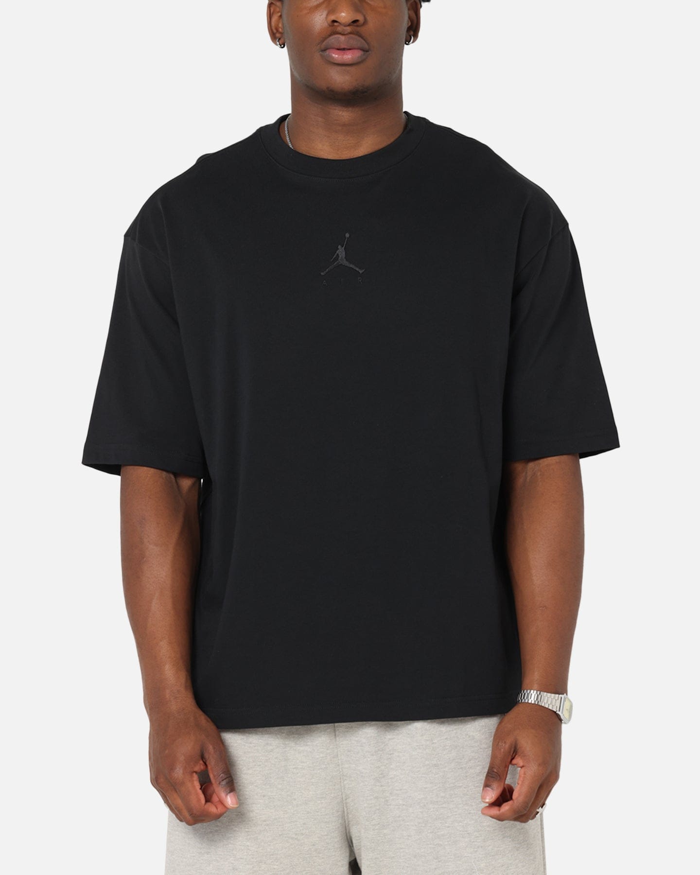 Air Jordan Jordan Flight Essentials Oversized Crewneck T - Shirt Black/Black