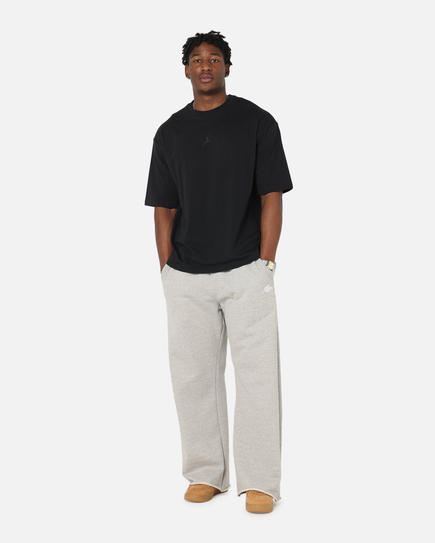 Air Jordan Jordan Flight Essentials Oversized Crewneck T - Shirt Black/Black