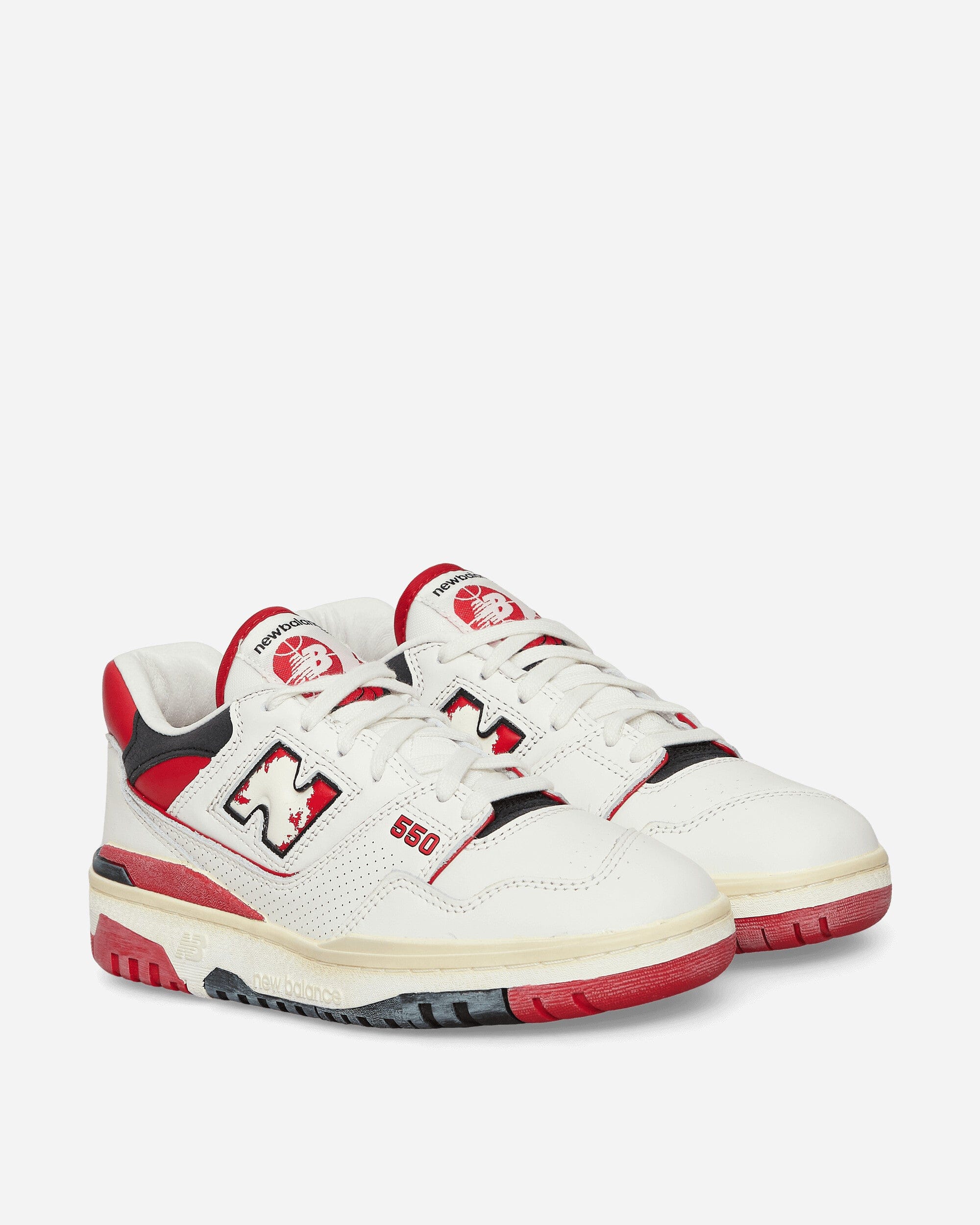 New Balance 550 Sneakers Off White / Red