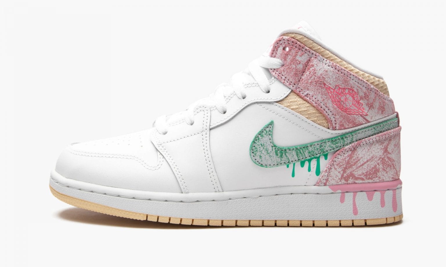 Air Jordan Jordan 1 Mid Paint Drip GS