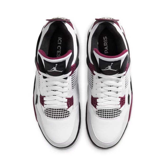 Air Jordan 4 Retro Bordeaux Paris Saint - Germain