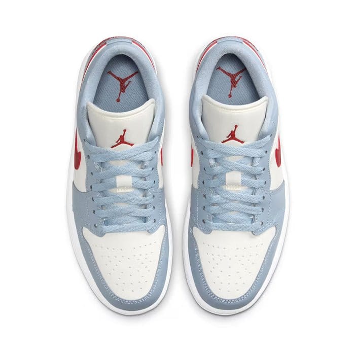 Air Jordan 1 Low Blue Whisper Dune Red