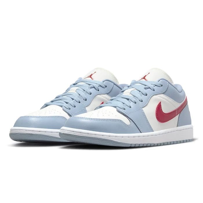 Air Jordan 1 Low Blue Whisper Dune Red