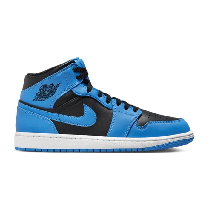 Air Jordan 1 Mid Unc Blue Black