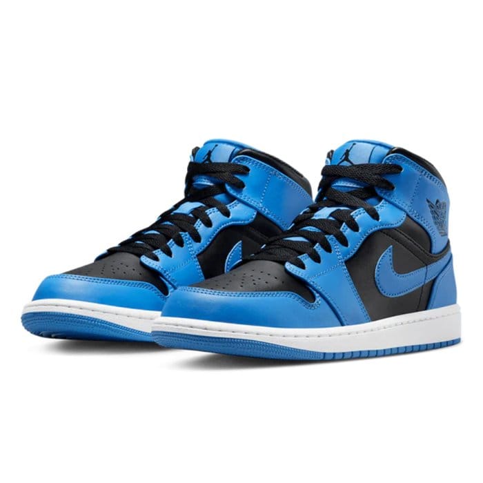 Air Jordan 1 Mid Unc Blue Black