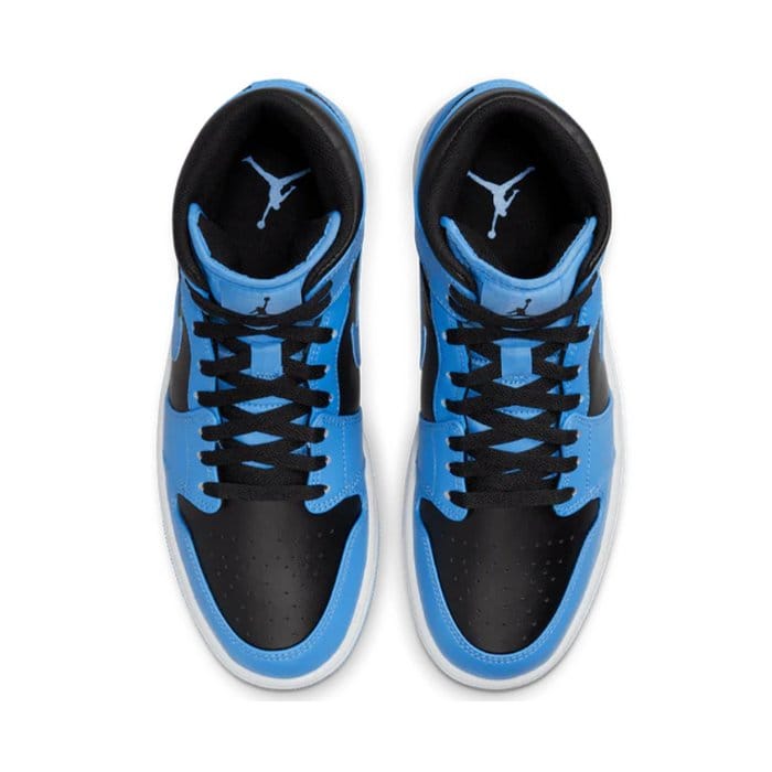 Air Jordan 1 Mid Unc Blue Black
