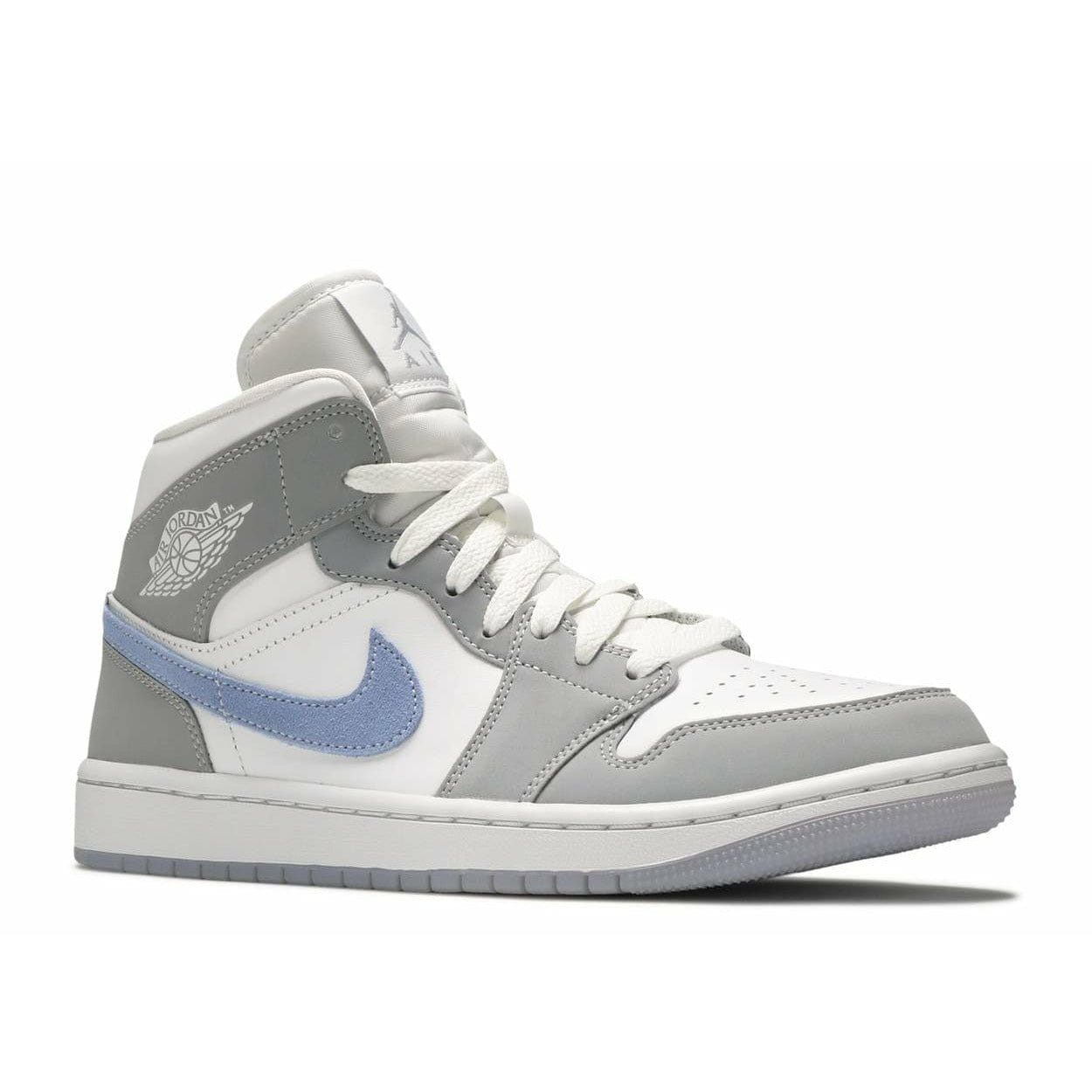 Air Jordan 1 Mid Wolf Grey Aluminum (2021) (Wmns)