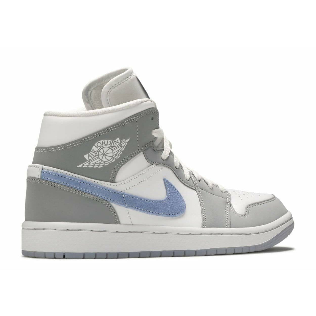 Air Jordan 1 Mid Wolf Grey Aluminum (2021) (Wmns)