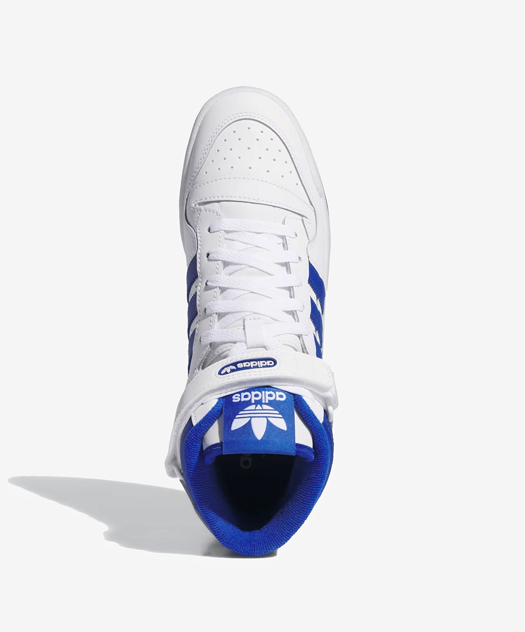 ADIDAS ORIGINALS | FORUM MID { CLOUD WHITE/ROYAL BLUE