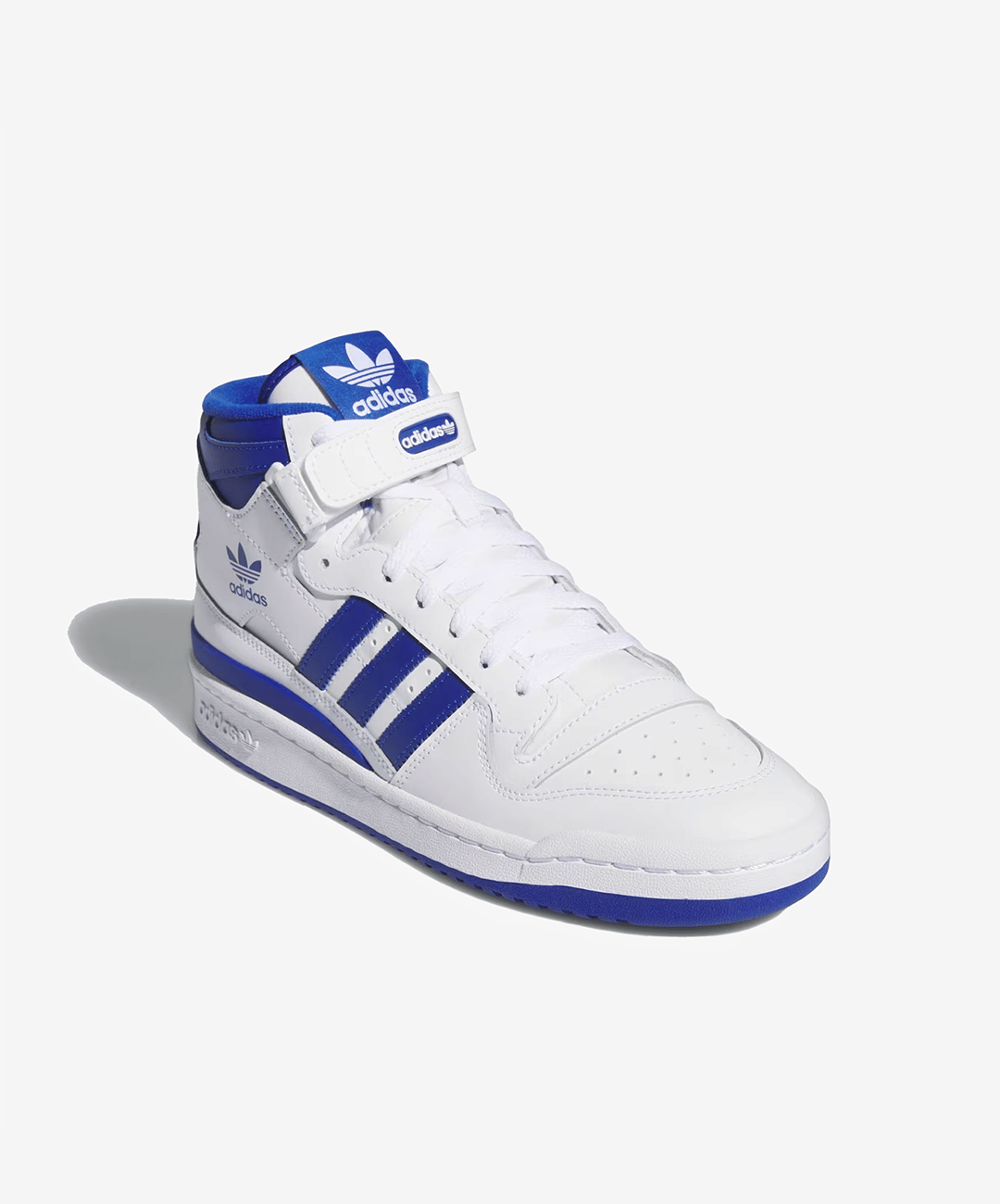 ADIDAS ORIGINALS | FORUM MID { CLOUD WHITE/ROYAL BLUE