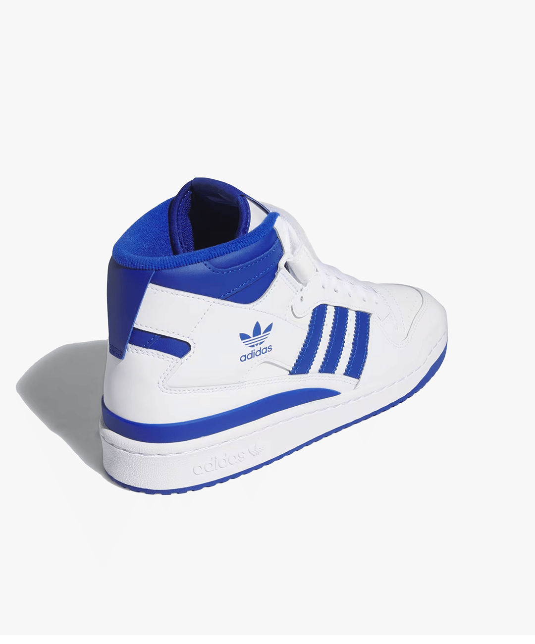 ADIDAS ORIGINALS | FORUM MID { CLOUD WHITE/ROYAL BLUE