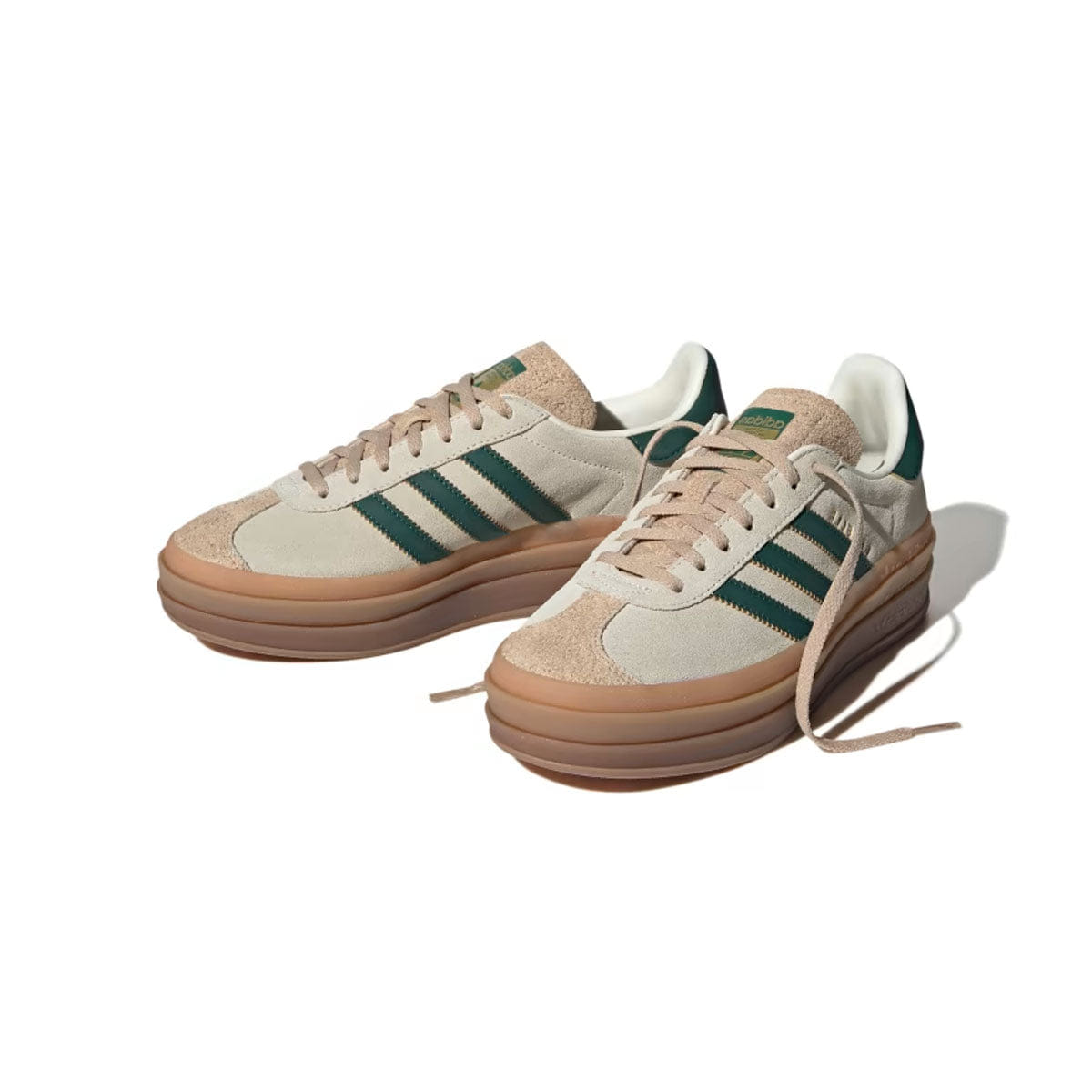 adidas Wmns Gazelle Bold Cream White Collegiate Green