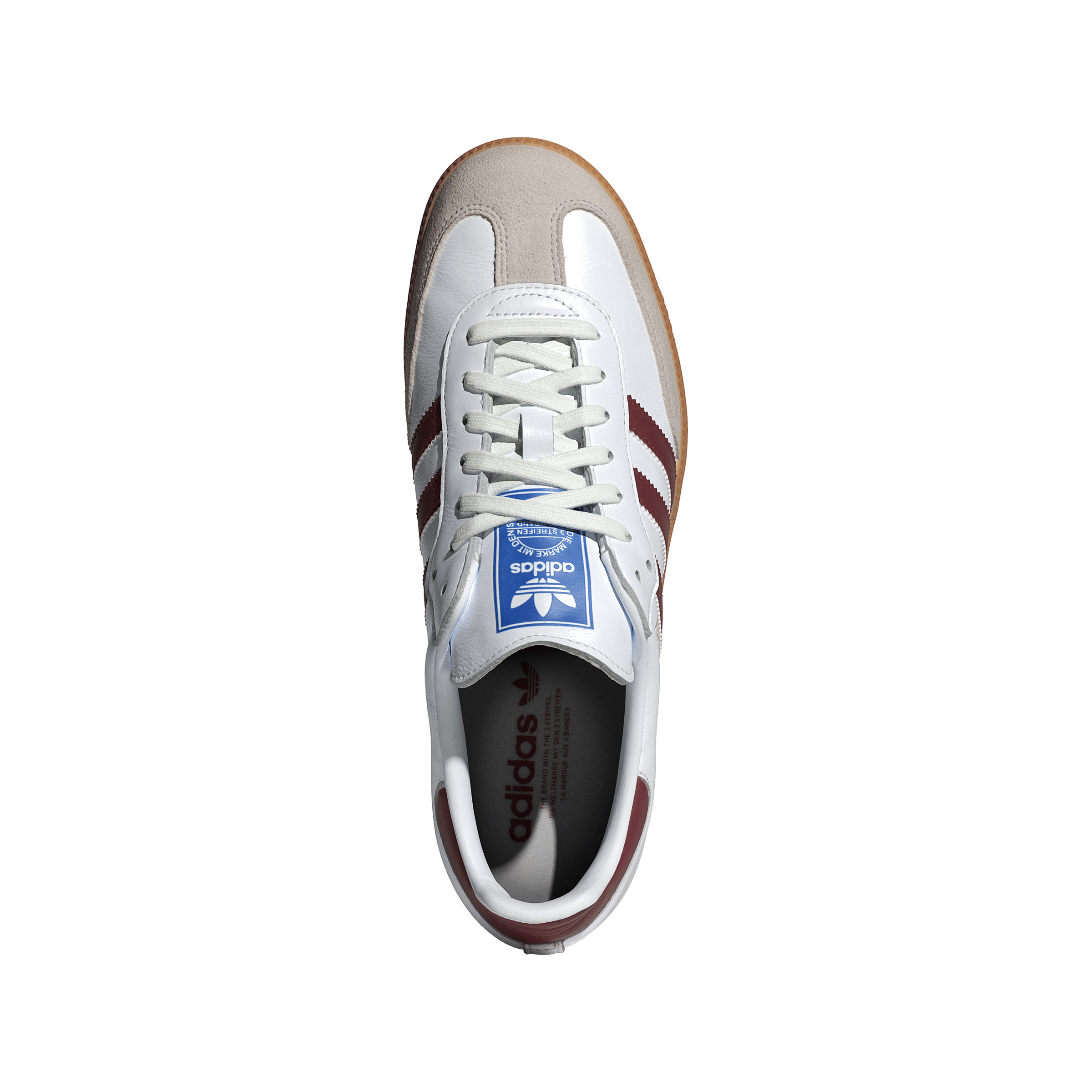 adidas Samba OG White Collegiate Burgundy