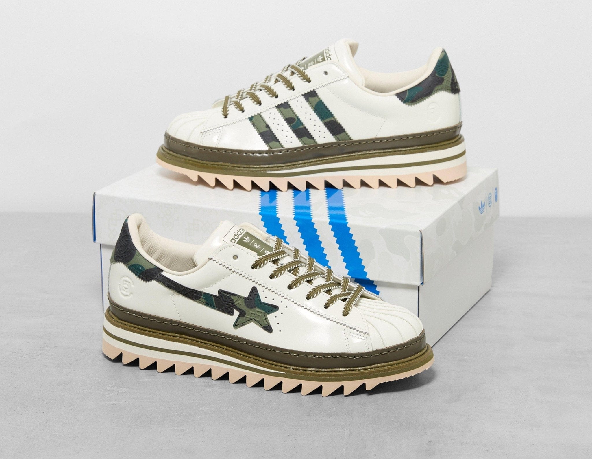 adidas x CLOT x A Bathing Ape Superstar