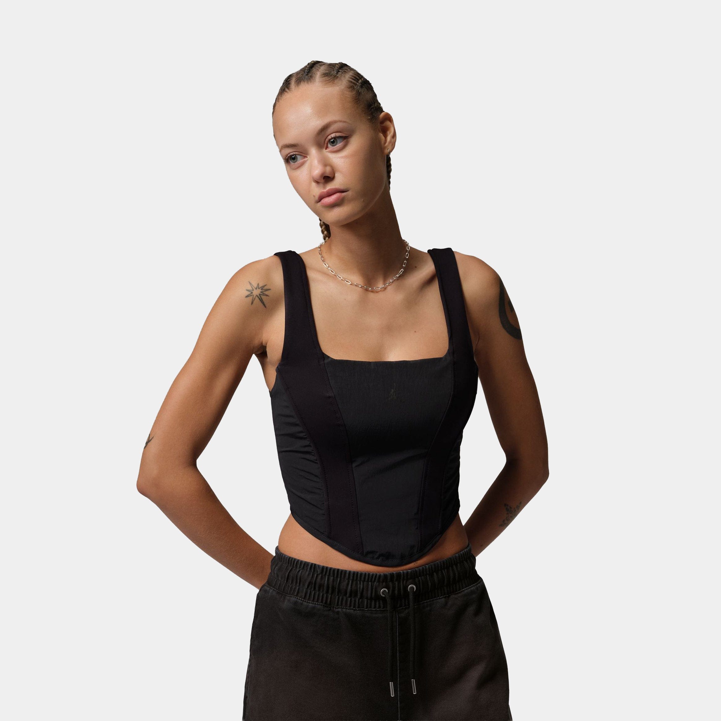 Air Jordan Flight Club Womens Corset (Black/Black)