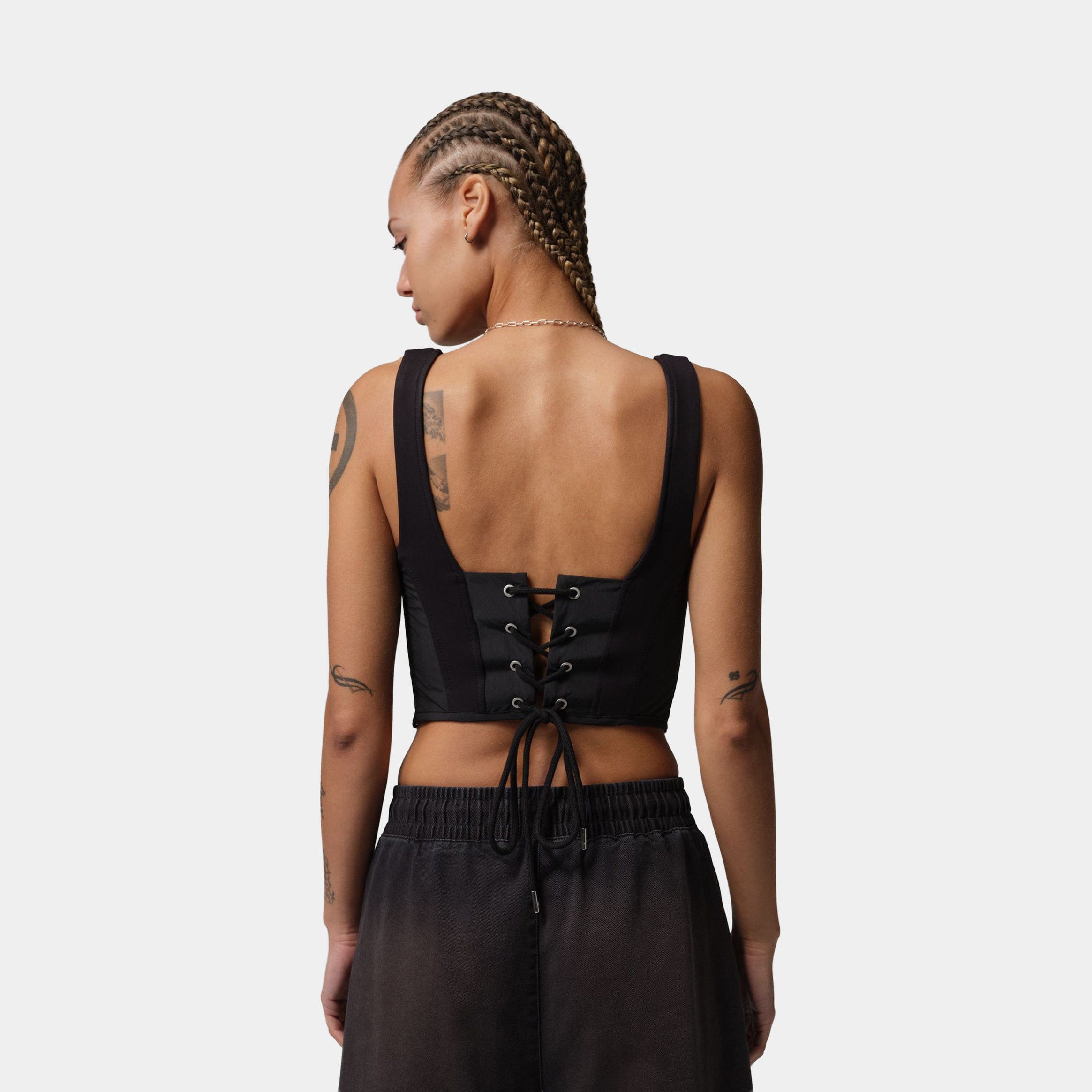 Air Jordan Flight Club Womens Corset (Black/Black)