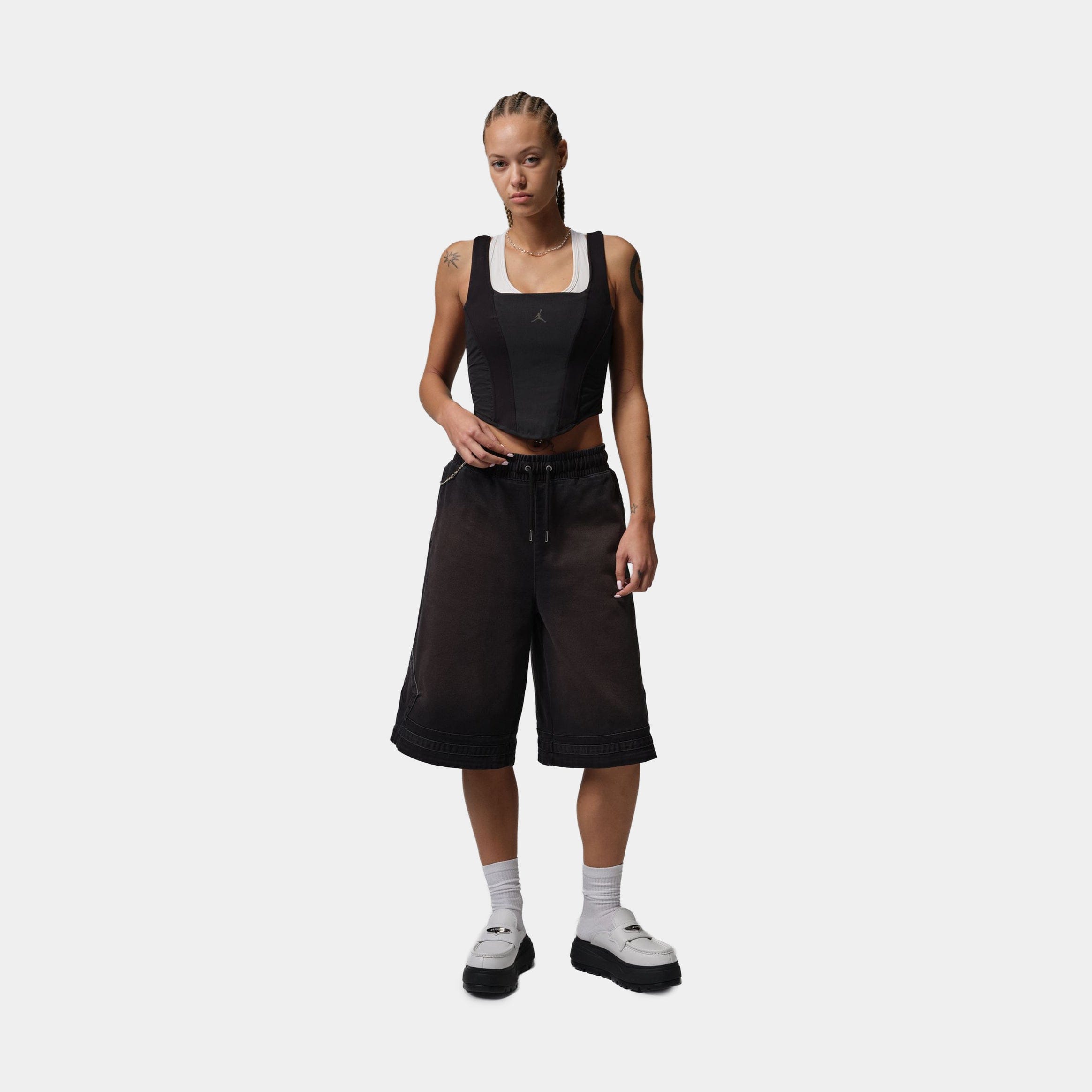Air Jordan Flight Club Womens Corset (Black/Black)