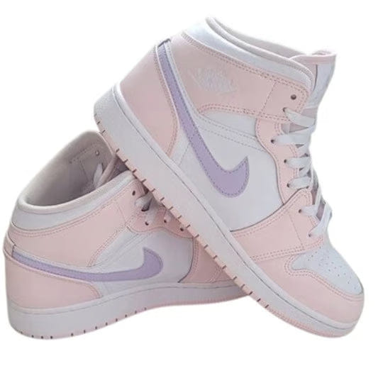 Air Jordan Jordan 1 Mid Pink Wash GS Sneakers — Off Kicks India