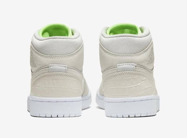 Air Jordan 1 Mid Ghost Green Grey | Authentic | Off Kicks