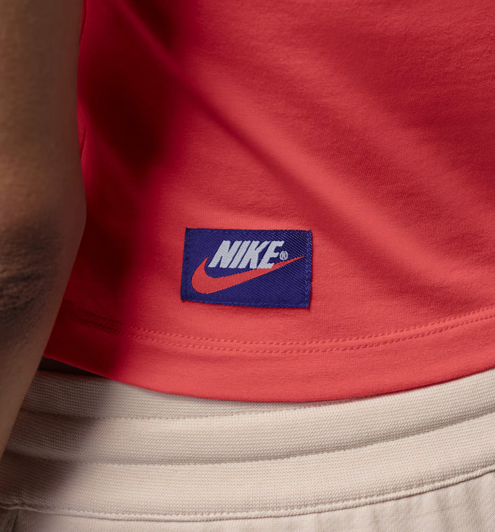 Air Jordan Flight Womens Short Sleeve Shirt - Track Red