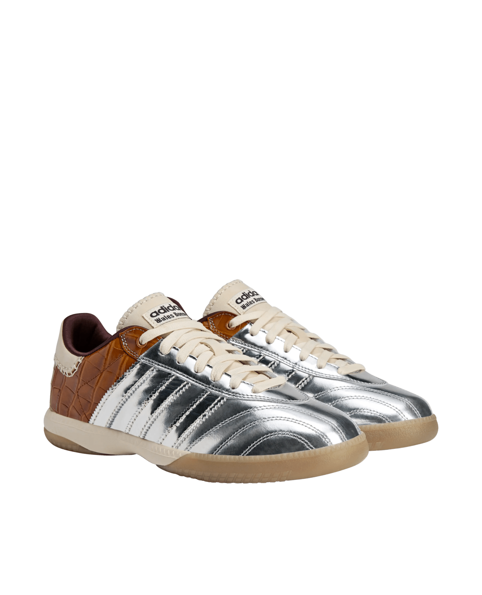 adidas Wales Bonner MN Samba (Silver Metallic/Silver Metallic/Easy Yellow)