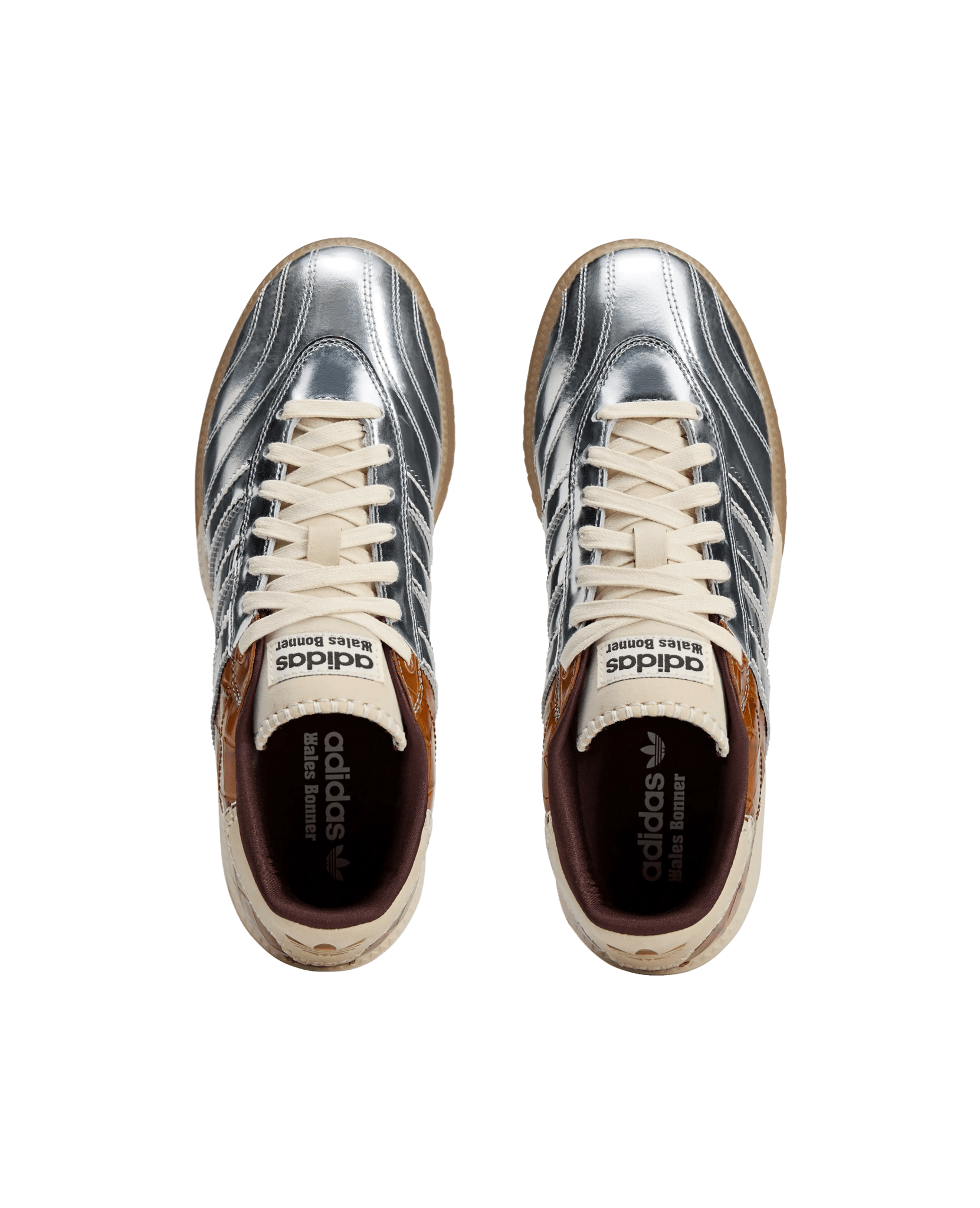 adidas Wales Bonner MN Samba (Silver Metallic/Silver Metallic/Easy Yellow)