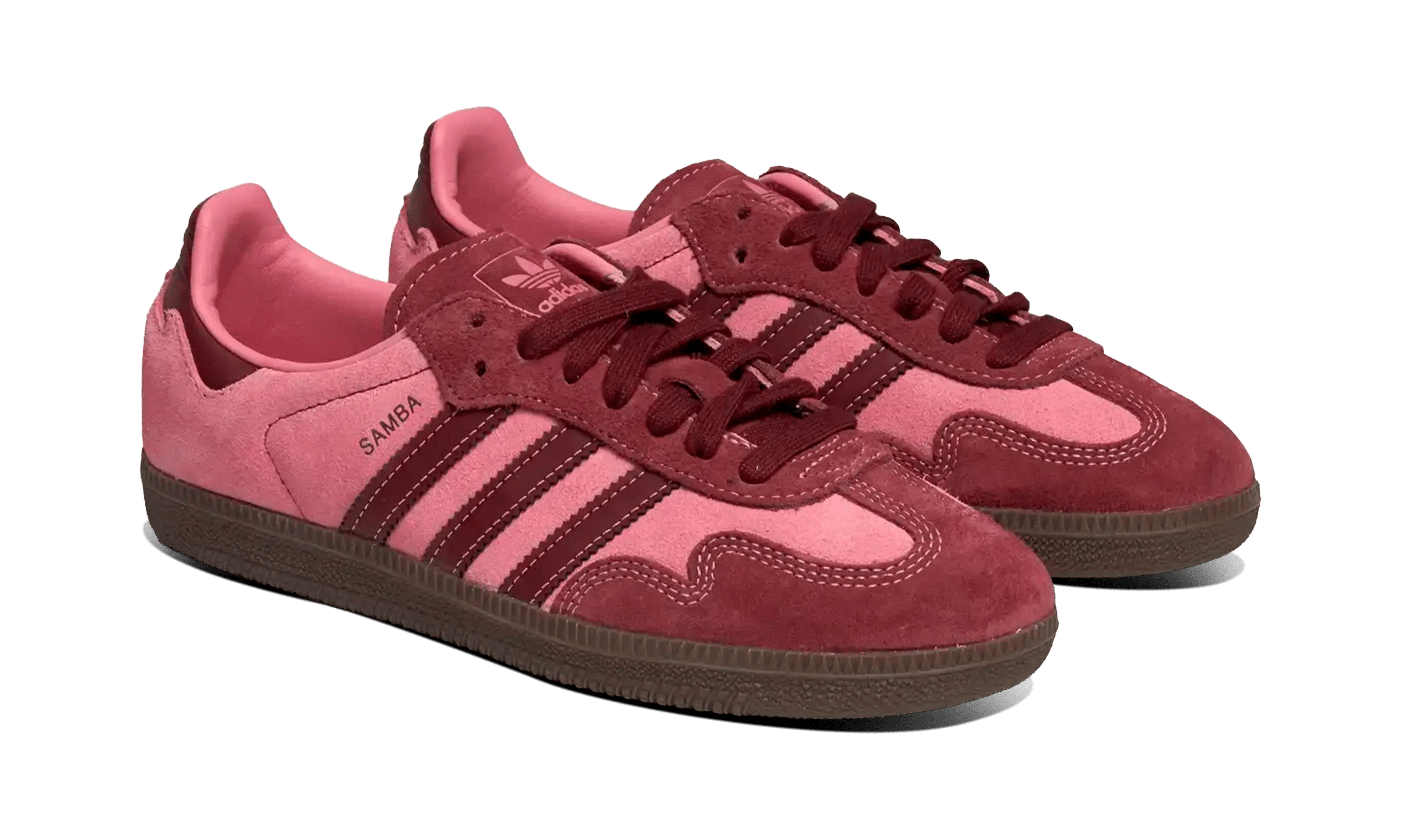 adidas Mujer Samba OG Pink Spark Shadow Red