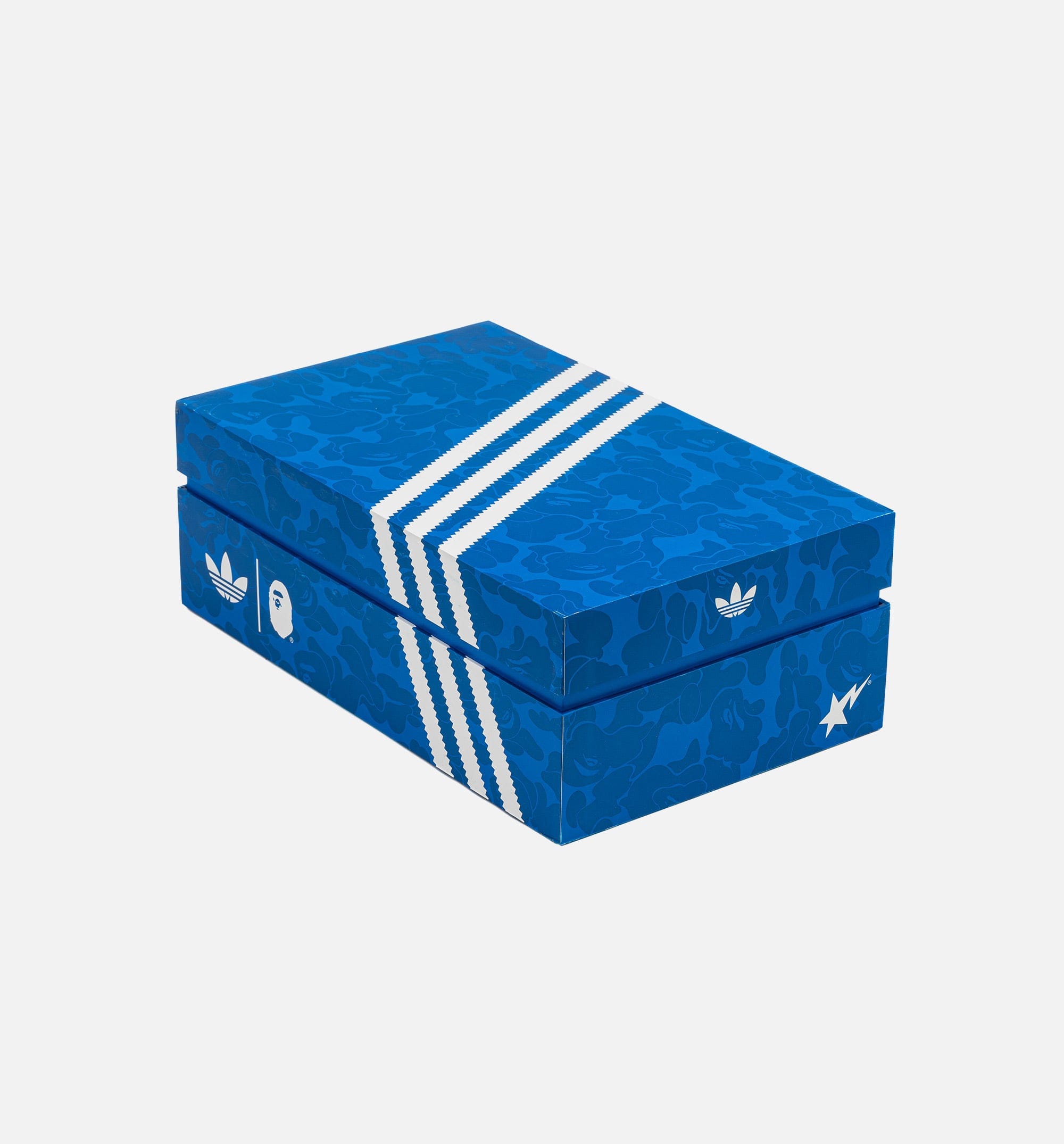 adidas Bape x Adidas Superstar Vintage Mens Lifestyle Shoe - Blue/White