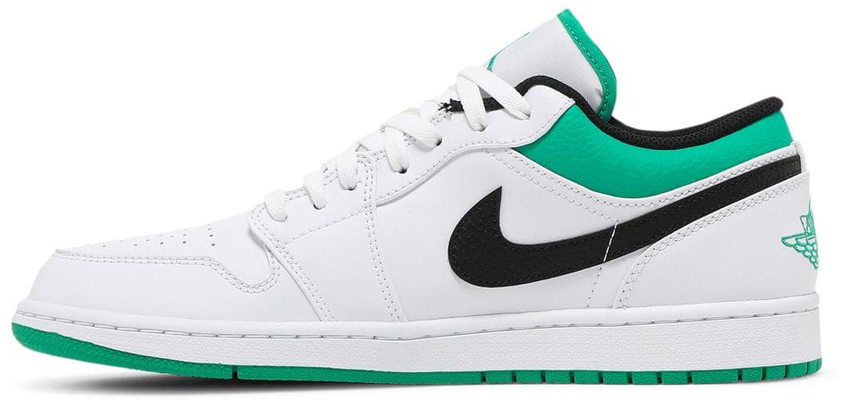 Nike Air Jordan 1 Low White Lucky Green