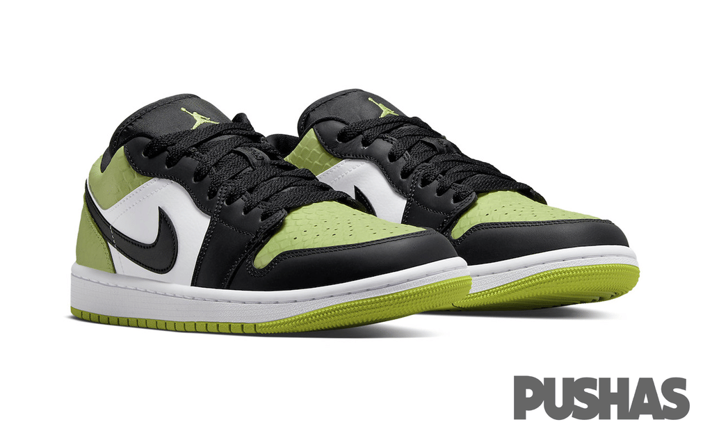 Air Jordan 1 Low Snakeskin Vivid Green W (2022)