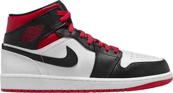 Air Jordan 1 Mid Gym Red Black Toe 2023