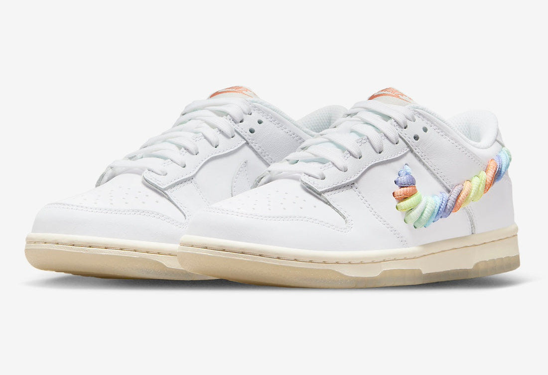 Nike Dunk Low Colourful Lace Swoosh (GS)