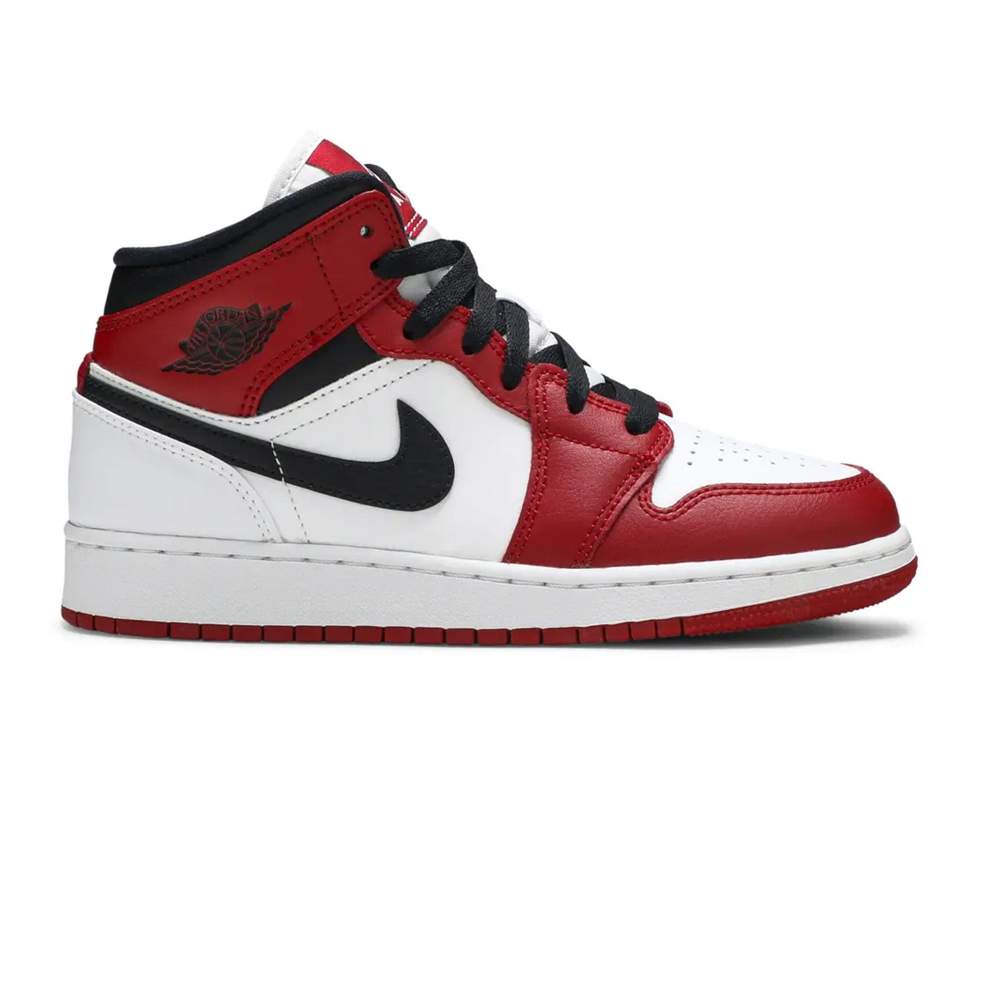 Air Jordan 1 Mid Chicago White Heel GS