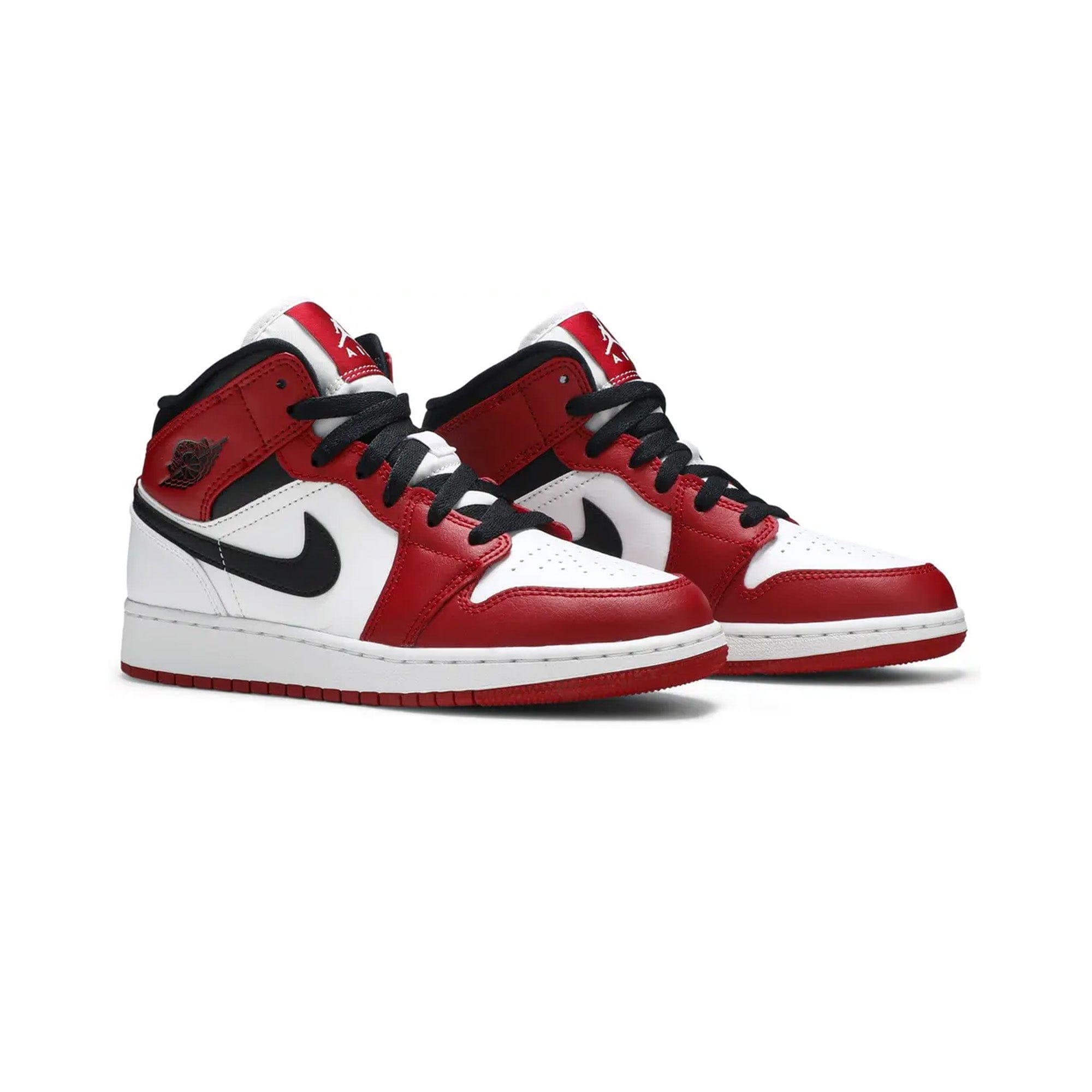 Air Jordan 1 Mid Chicago White Heel GS