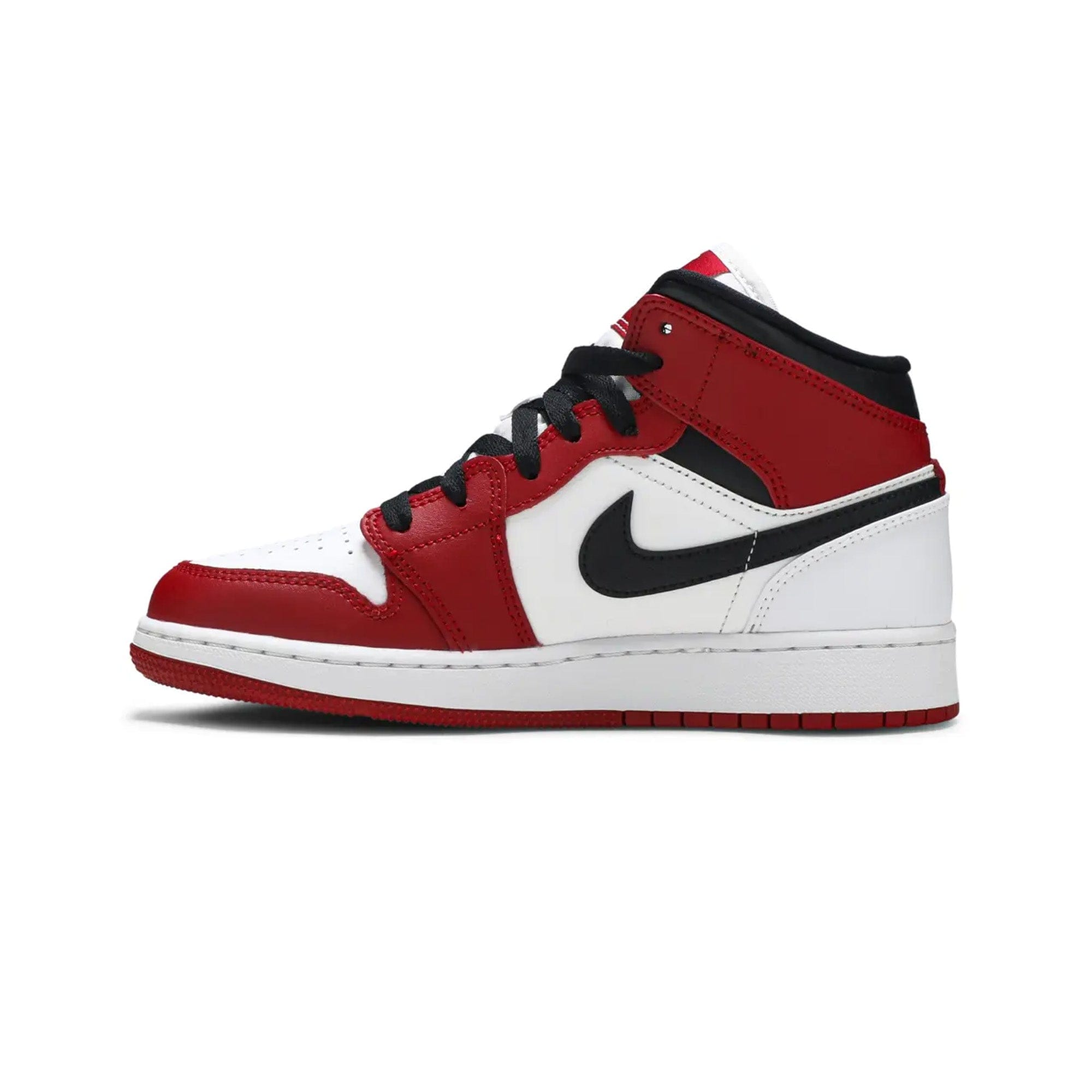 Air Jordan 1 Mid Chicago White Heel GS