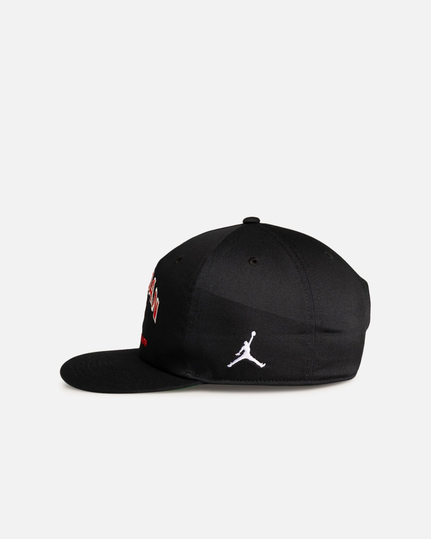 Air Jordan Jordan Chicago Bulls Jordan Pro Unstructured Flat Bill Snapback Black