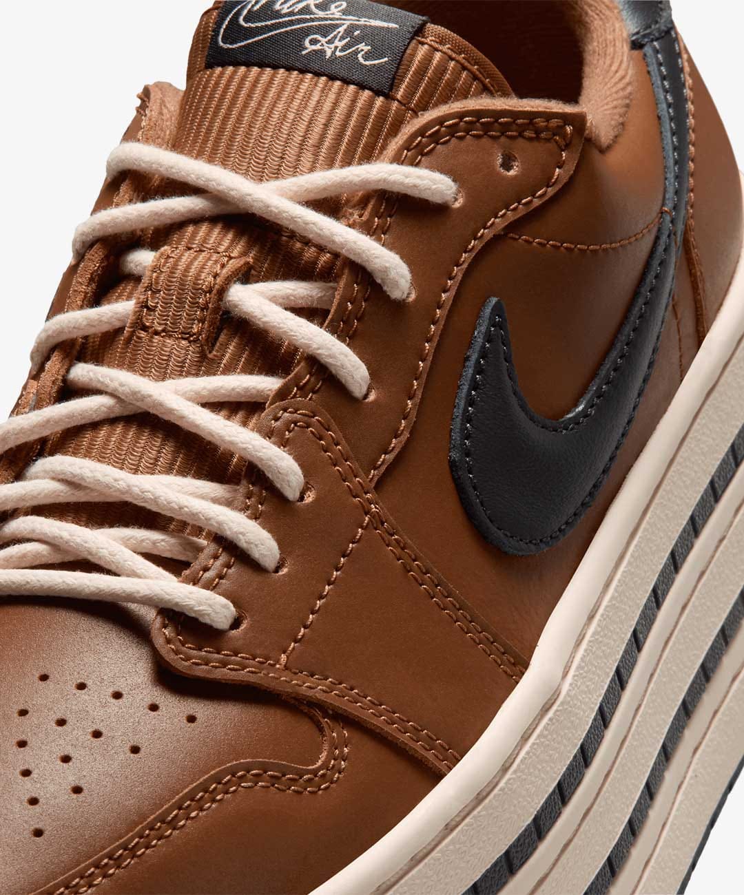 Air Jordan JORDAN | AIR JORDAN 1 TRIPLE STACK { LT BRITISH TAN/METALLIC GOLD
