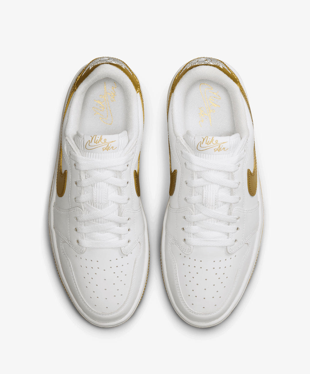 Air Jordan JORDAN | AIR JORDAN 1 TRIPLE STACK SE { WHITE/WHITE - METALLIC GOLD