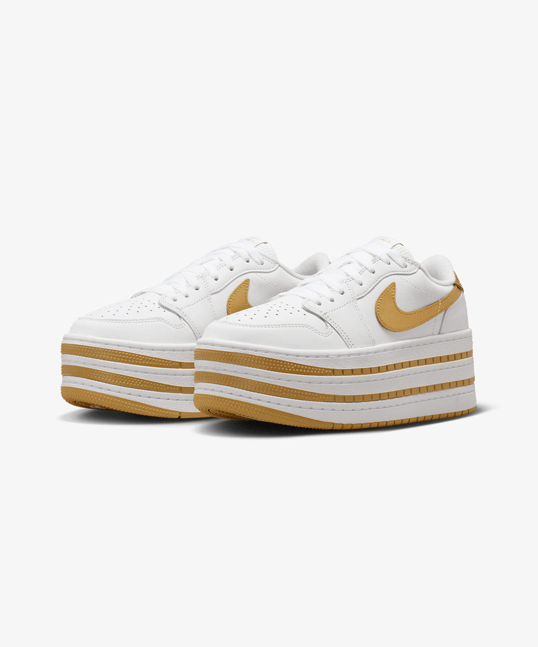 Air Jordan JORDAN | AIR JORDAN 1 TRIPLE STACK SE { WHITE/WHITE - METALLIC GOLD