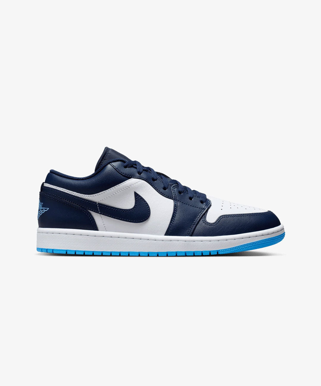 Air Jordan JORDAN | AIR JORDAN 1 LOW { MIDNIGHT NAVY/UNIVERSITY BLUE - WHITE