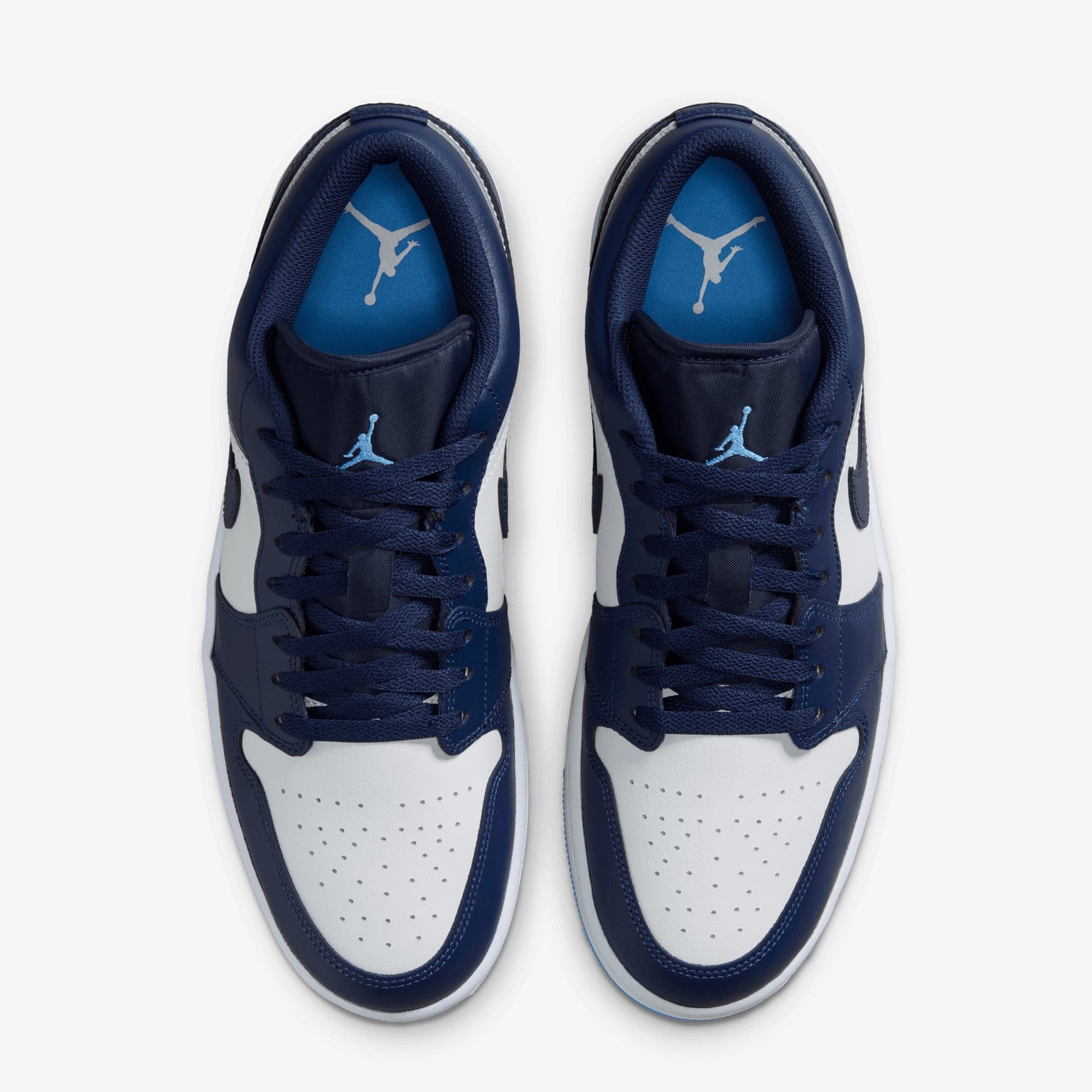 Air Jordan JORDAN | AIR JORDAN 1 LOW { MIDNIGHT NAVY/UNIVERSITY BLUE - WHITE
