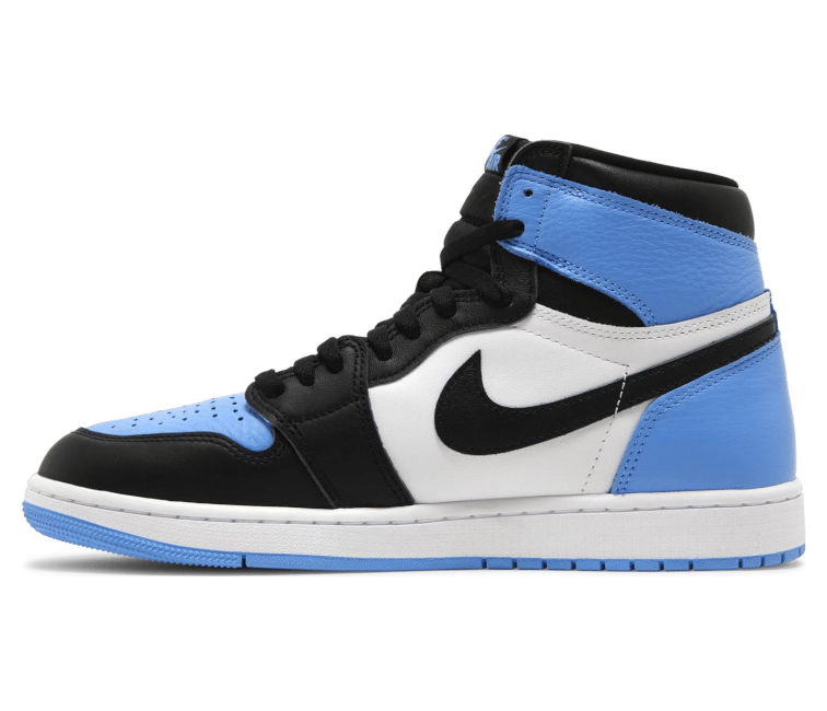 Air Jordan Men's Nike Air Jordan 1 High (UNC Toe)