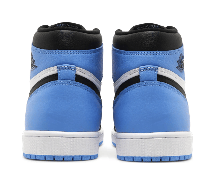 Air Jordan Men's Nike Air Jordan 1 High (UNC Toe)