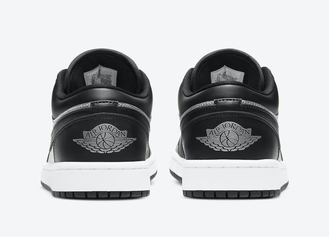 Air Jordan 1 Low SE Black Metallic Silver (W)