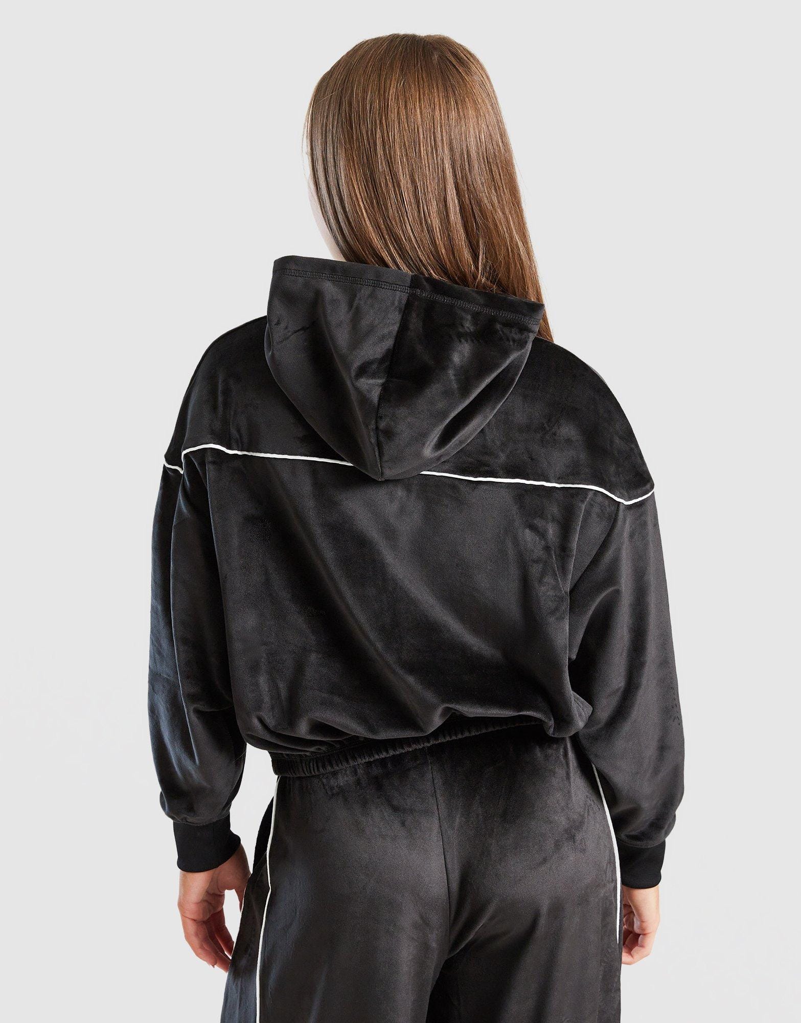 Air Jordan Girls' Velour Hoodie Junior