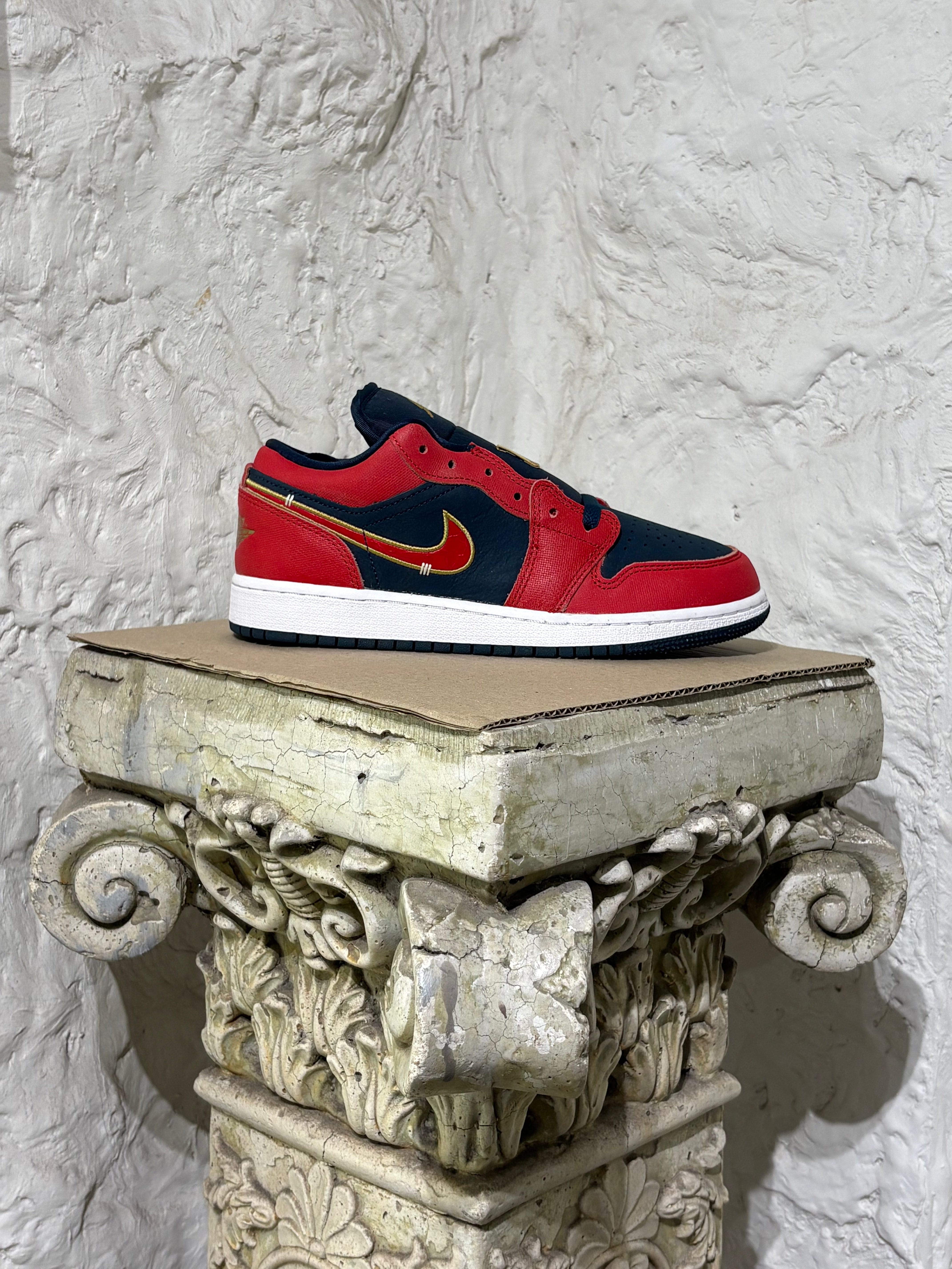 Air Jordan 1 Low Armory Navy Sport Red