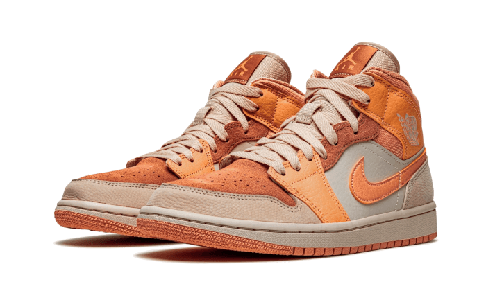 Air Jordan 1 Mid Apricot Orange