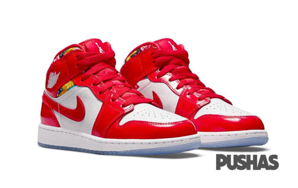Nike Air Jordan 1 Mid Barcelona Sweater GS (2021)