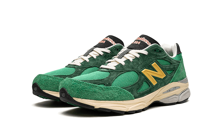 New Balance 990 V3 MiUSA Teddy Santis Green Gold