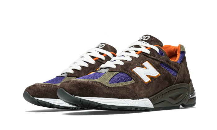 New Balance 990 V2 Made In Usa Brown Purple